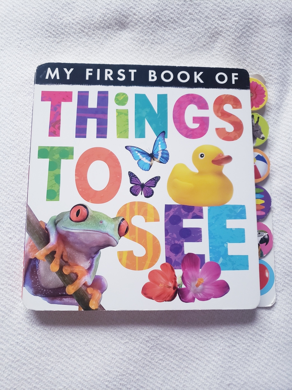 My First Book of Things to See Board Book for Kids